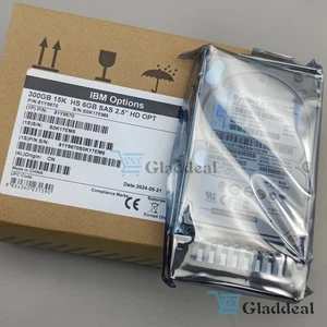 NEW 81Y9671 81Y9670 IBM 300GB 15K 6G SFF 2.5" SAS HOT SWAP HDD HARD DRIVE - Picture 1 of 8