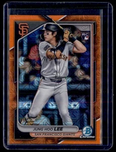 2024 Bowman Chrome Mojo Naranja/25 Jung Hoo Lee Novato 6/25 Gigantes de San Francisco - Imagen 1 de 2