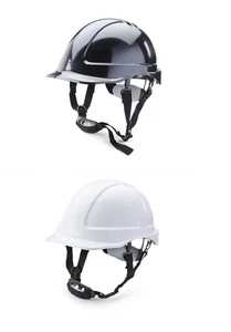 Beeswift Reduced Peak Safety Helmet Black, White BBSHRP - Picture 1 of 5