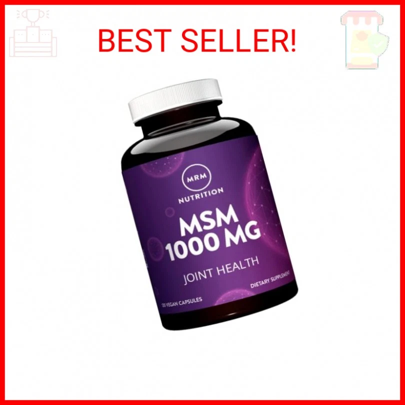 MRM Nutrition MSM 1000mg | Methyl-sulfonyl-Methane Caps 120 Servings Foto 1 de 1