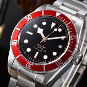 Reloj automático para hombre 10ATM 41 mm CORGUET esfera negra cristal zafiro NH35A 8215 - Imagen 1 de 14