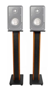 (2) 36" Bookshelf Speaker Stands For Polk Audio S20 Bookshelf Speakers - Picture 1 of 10