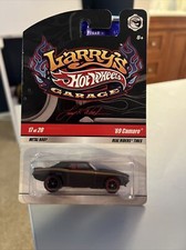 Hot Wheels Larry's Garage #17/20 '69 Camaro Black Metal Body Real Riders