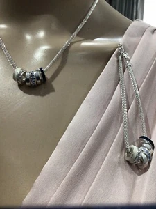 Jewelry Set / Necklace And Bracelet / Crystals From Swarovski. (#26) - Picture 1 of 12