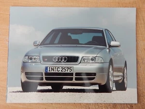 AUDI B5 S4 SALOON (2.7 V6 biturbo 265hp) ORIGINAL PRESS PHOTO 9"x7" October 1997 - Picture 1 of 2