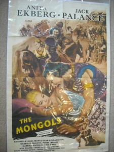 The Mongols 1962 1 Blatt Poster Original Jack Palance - Bild 1 von 4
