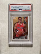 2013-14 Panini NBA Stickers #345 C.J. McCollum Rookie Card RC PSA 9 Mint POP 1