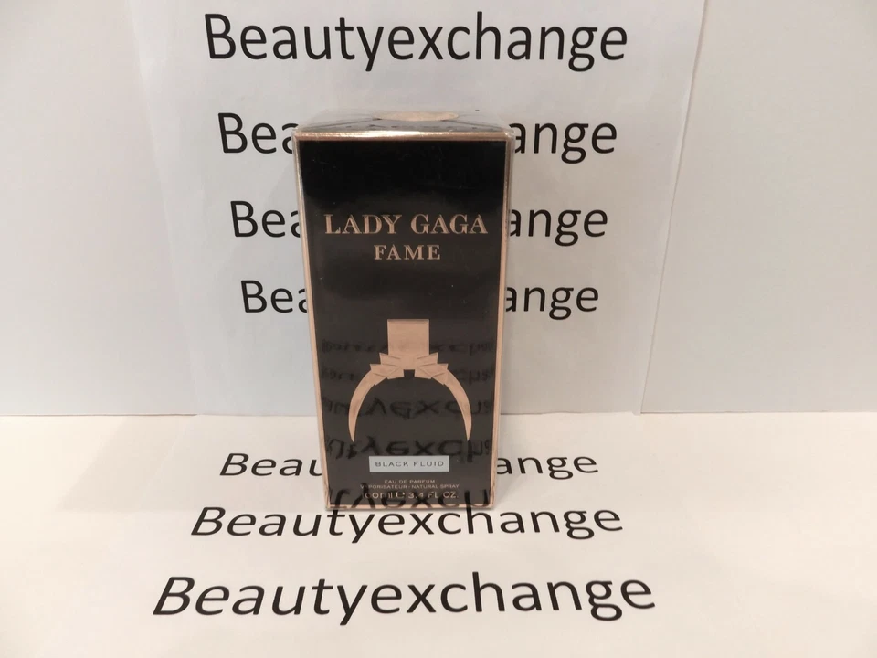 Lady Gaga Fame Perfume Fluido Negro Eau De Parfum Spray 3.4 OZ Caja Sellada  Foto 1 de 1