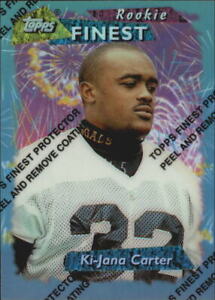 1995 Finest Football Card #225 Ki-Jana Carter Rookie