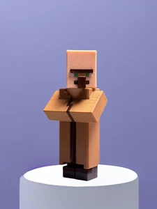 Articulated Minecraft Villager, Flexi Fidget Toy, 3D Printed - Picture 1 of 52