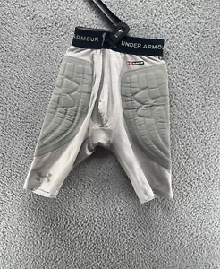 Under Armour MPZ Heat Gear Padded Compression Cup Sliding Shorts Men Size S H2 - Picture 1 of 7