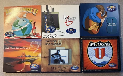 KFOG Live From The Archives 6 CD Lot Vols 5-6-8-910-11 Exclusive Tracks - Image 1 of 4