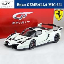 GT Spirit 1:18 Ferrari Enzo GEMBALLA MIG-U1 White Resin Car Model Replica GT169