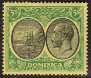 DOMINICA 1923/33 STAMP Sc. # 82 MH SHIPS.. - Picture 1 of 2