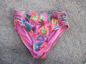 Xhilaration BIKINI Swimsuit Bottom, Pretty Floral, Women's, Lined, Small, VGC - Picture 1 of 6