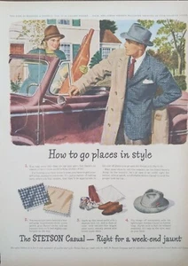 Pubblicità stampa cappelli immeron vintage 1946, cappello di lusso, opere d'arte cool. Secondo dopoguerra - Foto 1 di 1