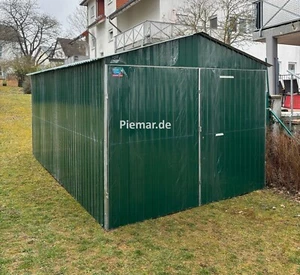 Blechgarage 3x5x2,55m Fertiggarage Garage KFZ Lager | mit Lieferung | 27764!! - Bild 1 von 3