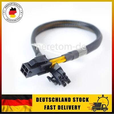 Motherboard CPU 4Pin-Buchse auf GPU 6Pin Stecker Grafikkarten Adapterkabel 35CM - Bild 1 von 4