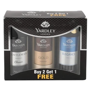 Yardley London Gentleman Classic Deo with Gold Body Spray and Elegance - Picture 1 of 5