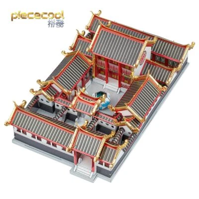 3D Metal Puzzle Courtyard House Chinese Model DIY Laser Cutting Toy for Children - Image 1 of 4