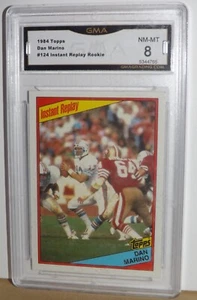 1984 Topps Dan Marino (Miami Dolphins) Instant Replay Rookie #124 GMA 8 NM-MT - Picture 1 of 2