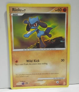 Pokemon Juego de Cartas Coleccionables Riolu * 6/61 * Kit de Entrenador Lucario * Regular * 2007 - Imagen 1 de 2