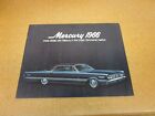 1966 Mercury Big Car Park Lane Montclair Monterey S-55 Verkaufsbroschüre 36 Seiten