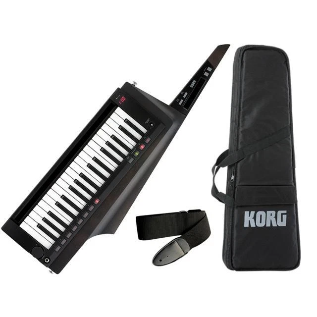 Korg RK-100S 2 BK Black Keytar Synthesizer Shoulder Keyboard 37-Key Beautiful - Image 1 of 4