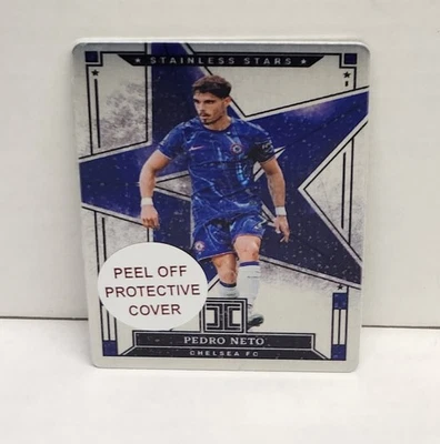 PEDRO NETO 2024-25 Impeccable Metal Stainless Stars ~ Chelsea #'d /79 - Image 1 of 2