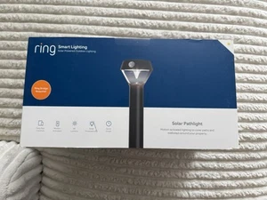 Ring solarbetriebene Wegeleuchte schwarz BRANDNEU FABRIKVERSIEGELTE BRÜCKE ERFORDERLICH! - Bild 1 von 8