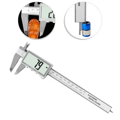 Digital Vernier Caliper 150mm Lightweight Measuring Tool for Electronics - Image 1 of 4