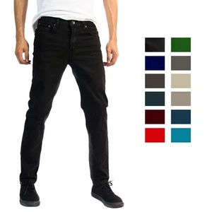 Alta Men Designer Fashion Slim Skinny Fit Stretch Denim Jeans Pants - Picture 1 of 25