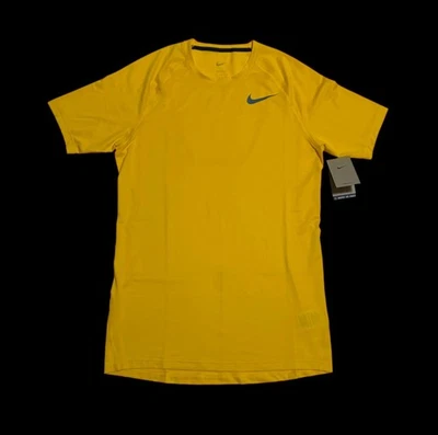 Nike Pro Breathe DRI-FIT Men's Short Sleeve Training Top T-Shirt Fitted Size M - Image 1 of 4