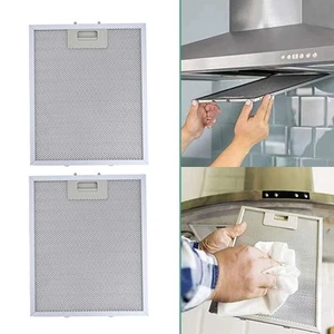 2PCS Grease Filters For RANGEMASTER Cooker Hood Metal 300 x 250mm Silver Filter - Picture 1 of 24