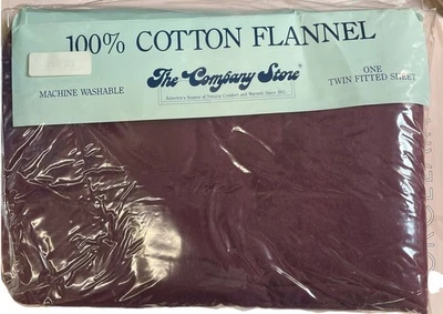Простыня на резинке The Company Store размер сливы теплая зимняя фланель - Изображение 1 из 4