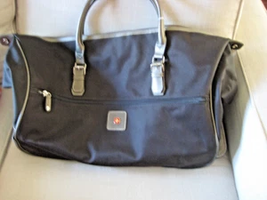Swiss Gear Black Travel Luggage Rolling Wheeled Carry On Heavy Duty Bag NEW - Picture 1 of 20
