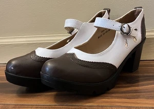 Fashion Brand Mary Jane Dress Oxfords Costume Womens Size Euro 43 US 11 - Picture 1 of 10