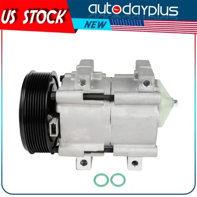 Compresor de aire acondicionado para Ford E-350 Econoline 1993-1997 F-250 7,3 L 1993 1994-1996 Foto 1 de 4