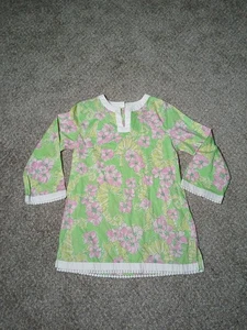 Lilly Pulitzer Langarmshirt Blumen Blumen Mädchen Gr. 12 Freizeit Party A70 - Bild 1 von 11