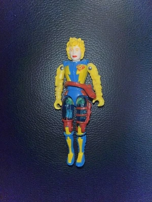 Figura de acción móvil de metal fundido a presión LJN Bionic Six Meg 1986 vintage de 4" Foto 1 de 2