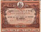 France Colonization  Stock Certificate Pozzo Di Borgo 1913