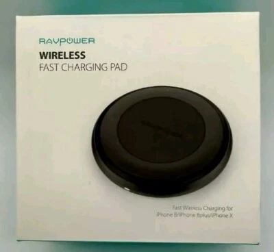 Cargador Inalámbrico Rápido RAVPower 10W Max con Adaptador QC 3.0 RP-PC058 Foto 1 de 4