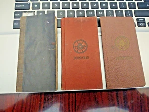 LOTE de 3 Vintage Original: 1919/25/45 - Libro de Cuotas de la Asociación de Maquinistas de Internt'l - Imagen 1 de 17