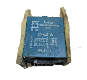 AHK Relé Controlador Módulo de Remolque 321106 12V 021323 Blinküberwachung - Picture 1 of 2