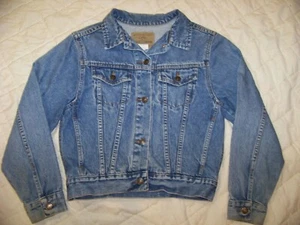 Girls Vintage Jordache Denim Jacket - Size 12 - 14 - Picture 1 of 7