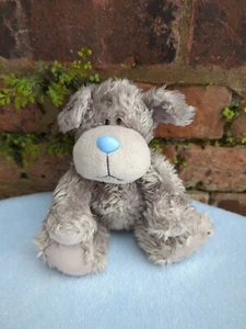 Tatty Teddy Grey Soft 8" Plush Dog Puppy Collectable Soft Toy - Picture 1 of 4