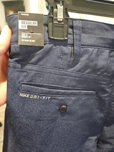 Hurley Nike Dri Fit Boys Shorts NEW Tags Size 16 Blue MSRP 42$ Moisture Wicking - Picture 1 of 7