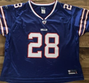 Camiseta Nike Auténtica NFL Sobre el Campo Buffalo Bills CJ Spiller #28 Casa 2XL - Imagen 1 de 4