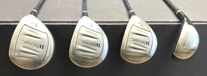 Set of 4 Warrior Custom Golf Tour XP-5 3W, 5W, 7W & 20* TCP Hybrid Clubs RH - Picture 1 of 8