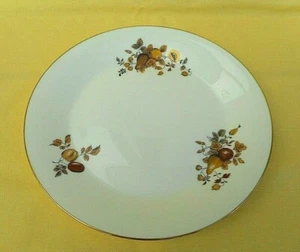 Royal Worcester "Golden Harvest" bone china lunch /cake plate - 24.5 cm (9.75") - Picture 1 of 4